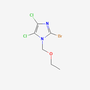 molecular formula C6H7BrCl2N2O B8734868 2-Bromo-4,5-dichloro-1-(ethoxymethyl)-1h-imidazole CAS No. 104473-89-4