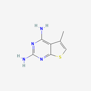 Thieno[2,3-d]pyrimidine-2,4-diamine, 5-methyl-