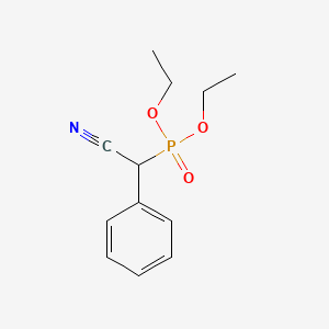 molecular formula C12H16NO3P B8734910 2-Diethoxyphosphoryl-2-phenylacetonitrile CAS No. 43055-48-7