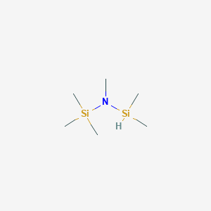 molecular formula C6H19NSi2 B8734920 N-dimethylsilyl-N-trimethylsilylmethanamine 
