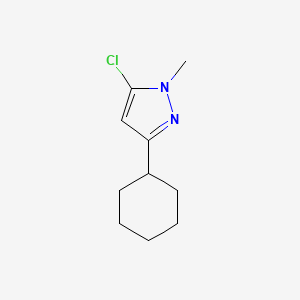 5-Chloro-3-cyclohexyl-1-methyl-1H-pyrazole