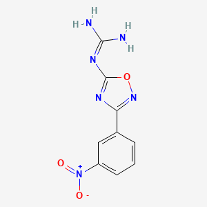 N''-[3-(3-Nitrophenyl)-1,2,4-oxadiazol-5-yl]guanidine