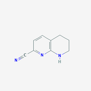5,6,7,8-Tetrahydro-1,8-naphthyridine-2-carbonitrile