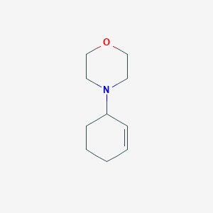 molecular formula C10H17NO B8735012 4-(Cyclohex-2-en-1-yl)morpholine CAS No. 32720-57-3