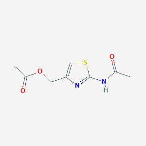 (2-Acetamido-1,3-thiazol-4-yl)methyl acetate