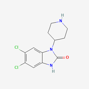 5,6-Dichloro-1-(piperidin-4-yl)-1H-benzo[d]imidazol-2(3H)-one