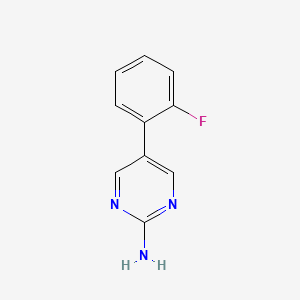 2-Amino-5-(2-fluorophenyl)-pyrimidine