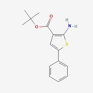 Tert-butyl 2-amino-5-phenylthiophene-3-carboxylate