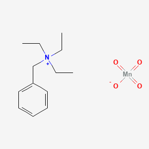 molecular formula C13H22MnNO4 B8735547 Benzyltriethylammonium permanganate CAS No. 68844-25-7