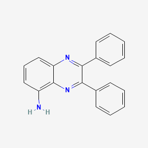 molecular formula C20H15N3 B8735590 2,3-diphenylquinoxalin-5-amine CAS No. 32044-95-4