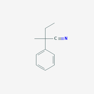 molecular formula C11H13N B8735662 2-Methyl-2-phenylbutanenitrile 