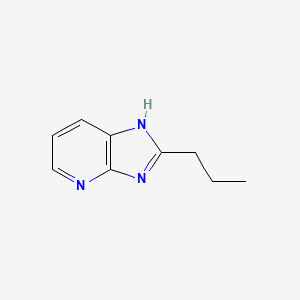 molecular formula C9H11N3 B8735696 2-propyl-1H-imidazo[4,5-b]pyridine 