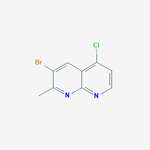 3-Bromo-5-chloro-2-methyl-1,8-naphthyridine