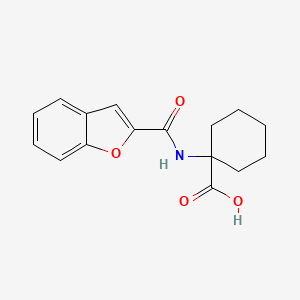 1-[(1-Benzofuran-2-carbonyl)amino]cyclohexane-1-carboxylic acid