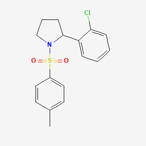 (RS)-2-(2-Chloro-phenyl)-1-(toluene-4-sulfonyl)-pyrrolidine