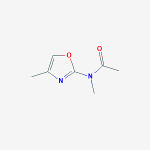 molecular formula C7H10N2O2 B8735913 N-methyl-N-(4-methyloxazol-2-yl)acetamide CAS No. 57067-91-1
