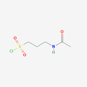 3-Acetamidopropane-1-sulfonyl chloride