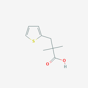 2,2-Dimethyl-3-(2-thienyl)propanoic Acid