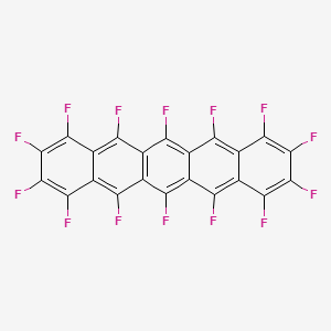 molecular formula C22F14 B8735957 Perfluoropentacene CAS No. 646533-88-2