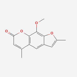 9-Methoxy-2,5-dimethyl-7h-furo[3,2-g]chromen-7-one