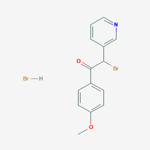 2-Bromo-1-(4-methoxyphenyl)-2-(3-pyridyl)ethanone hydrobromide
