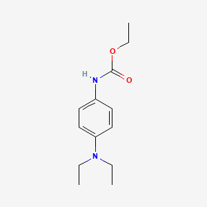 molecular formula C13H20N2O2 B8735999 Ethyl 4-(diethylamino)phenylcarbamate 