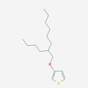 molecular formula C16H28OS B8736028 3-((2-Butyloctyl)oxy)thiophene 