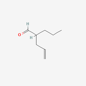 molecular formula C8H14O B8736093 2-Propylpent-4-enal CAS No. 74549-16-9