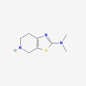molecular formula C8H13N3S B8736099 N,N-dimethyl-4H,5H,6H,7H-[1,3]thiazolo[5,4-c]pyridin-2-amine 