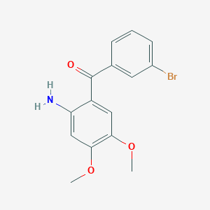 (2-Amino-4,5-dimethoxy-phenyl)-(3-bromo-phenyl)-methanone