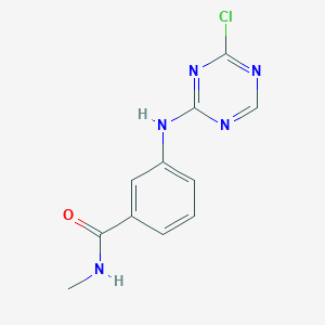 3-(4-chloro-1,3,5-triazin-2-ylamino)-N-methylbenzamide