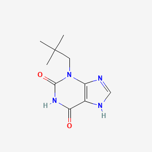 1H-Purine-2,6-dione, 3,7-dihydro-3-(2,2-dimethylpropyl)-