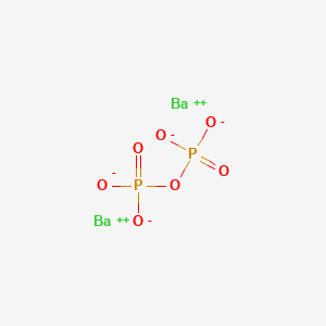 molecular formula BaH4O7P2 B087362 Barium pyrophosphate CAS No. 13466-21-2