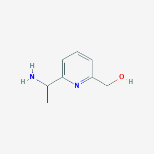 [6-(1-Aminoethyl)pyridin-2-yl]methanol