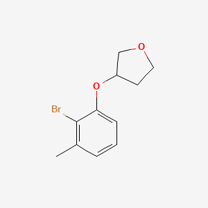 3-(2-Bromo-3-methylphenoxy)tetrahydrofuran