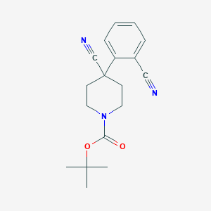 1-Boc-4-cyano-4-(2-cyanophenyl)-piperidine