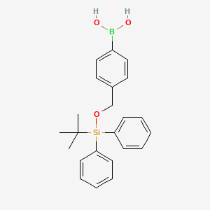 [4-({[tert-Butyl(diphenyl)silyl]oxy}methyl)phenyl]boronic acid