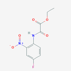 Acetic acid, [(4-fluoro-2-nitrophenyl)amino]oxo-, ethyl ester