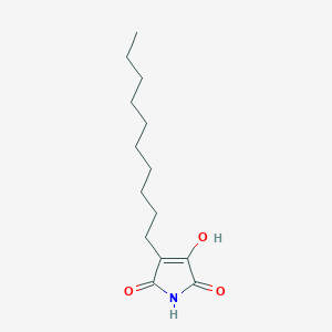 molecular formula C14H23NO3 B8736350 3-Decyl-2,5-dioxo-4-hydroxy-3-pyrroline CAS No. 80458-70-4