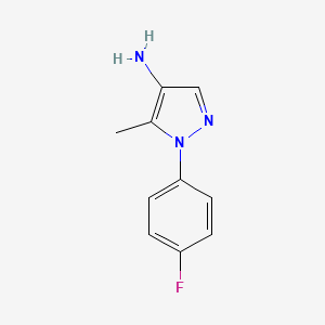 1-(4-Fluorophenyl)-5-methylpyrazol-4-amine
