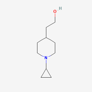 molecular formula C10H19NO B8736383 2-(1-Cyclopropylpiperidin-4-yl)ethanol 
