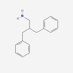 molecular formula C16H19N B8736400 (3-Amino-2-benzylpropyl)benzene 
