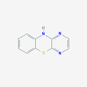 molecular formula C10H7N3S B8736439 1,4-Diazaphenothiazine 