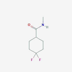 molecular formula C8H13F2NO B8736466 4,4-difluoro-N-methylcyclohexane-1-carboxamide 