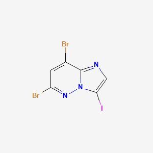 6,8-Dibromo-3-iodoimidazo[1,2-b]pyridazine
