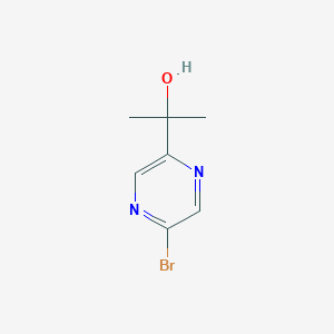 2-(5-Bromopyrazin-2-yl)propan-2-ol
