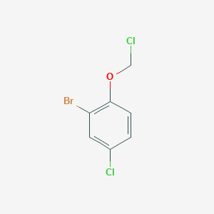 2-Bromo-4-chloro-1-(chloromethoxy)benzene