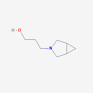 molecular formula C8H15NO B8736690 3-(3-azabicyclo[3.1.0]hexan-3-yl)propan-1-ol 