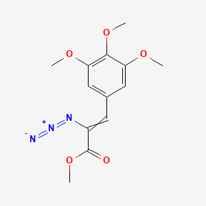 2-Propenoic acid, 2-azido-3-(3,4,5-trimethoxyphenyl)-, methyl ester