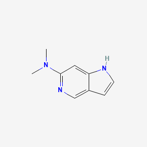 molecular formula C9H11N3 B8736879 N,N-Dimethyl-1H-pyrrolo[3,2-c]pyridin-6-amine 